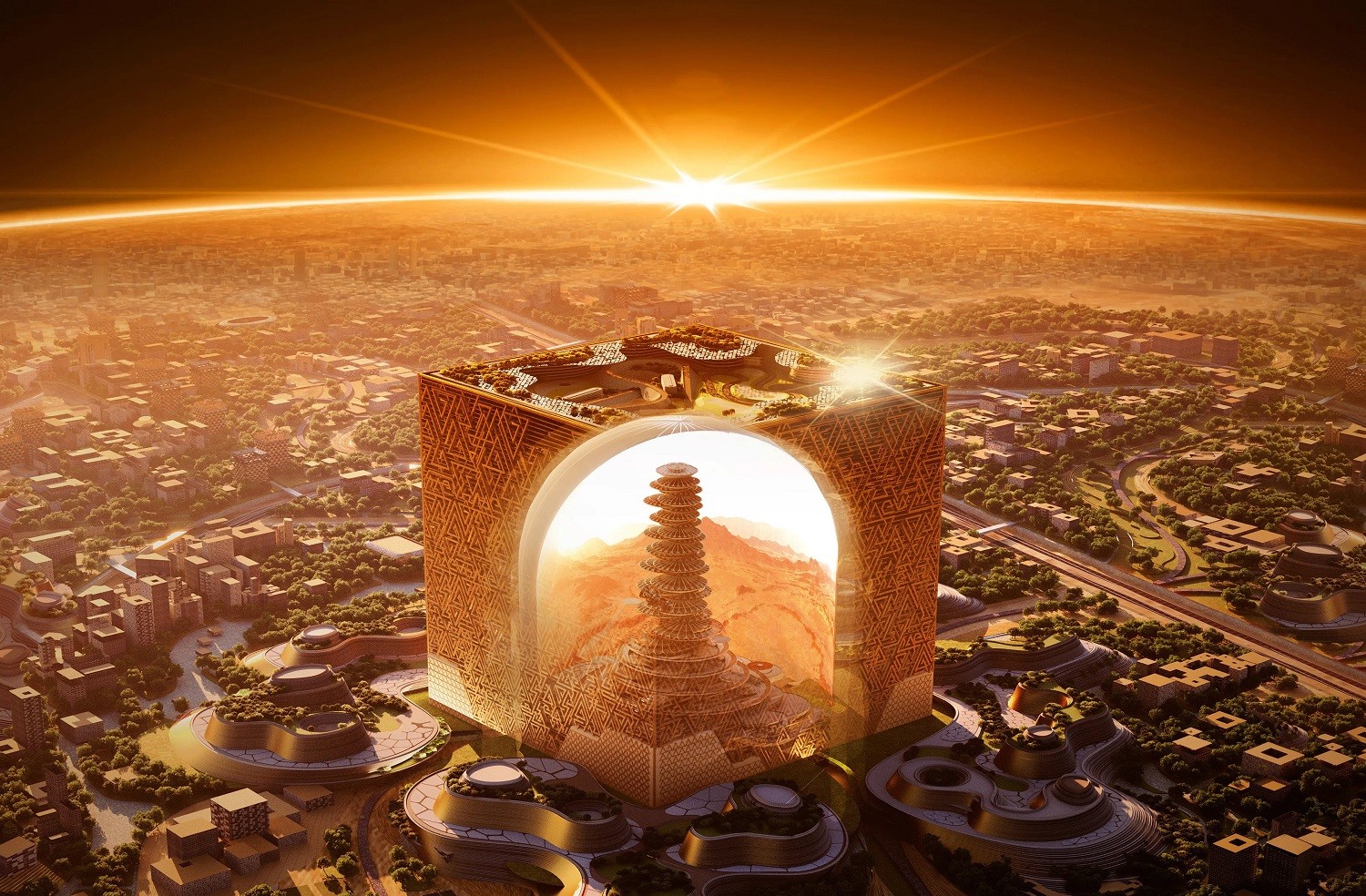 Budowla rodem nie z tego świata. Arabia Saudyjska postawi futurystyczny sześcian w centrum miasta przyszłości