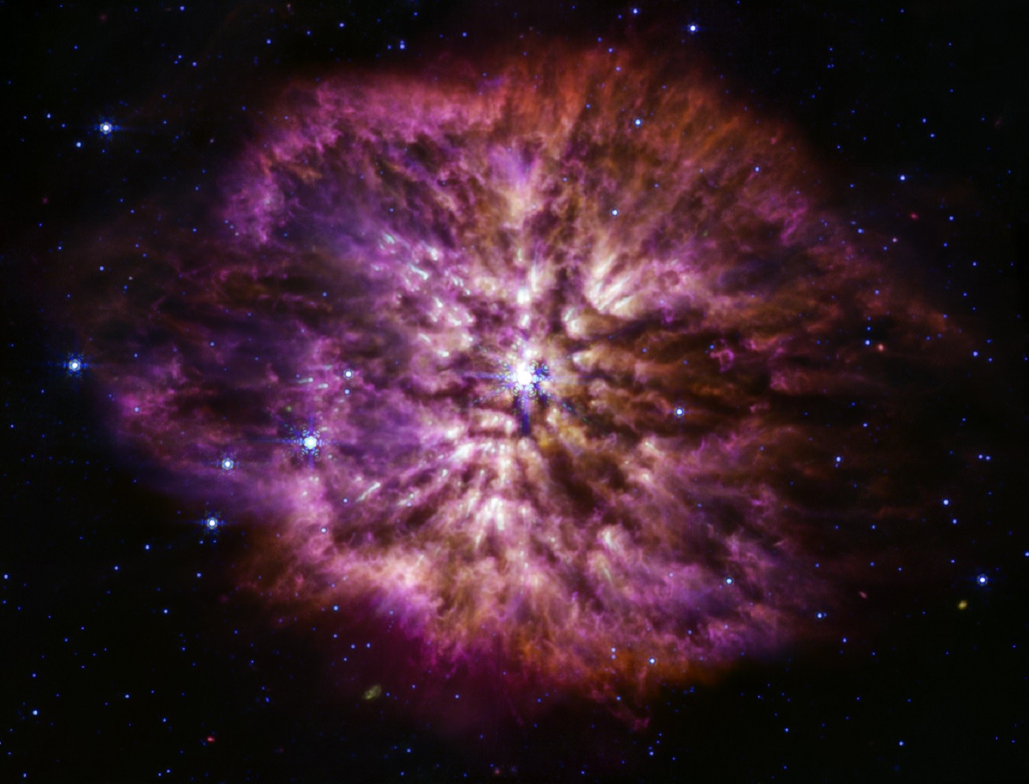 Ta gwiazda wkrótce eksploduje. Kosmiczny Teleskop Jamesa Webba zdążył zrobić jej zdjęcie