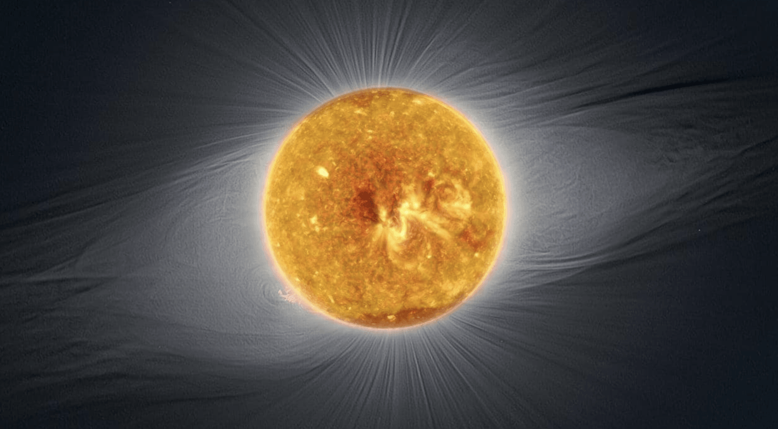 Przestrzeń między Słońcem a Ziemią zdecydowanie nie jest &#8220;pusta&#8221; /Fot. ESO
