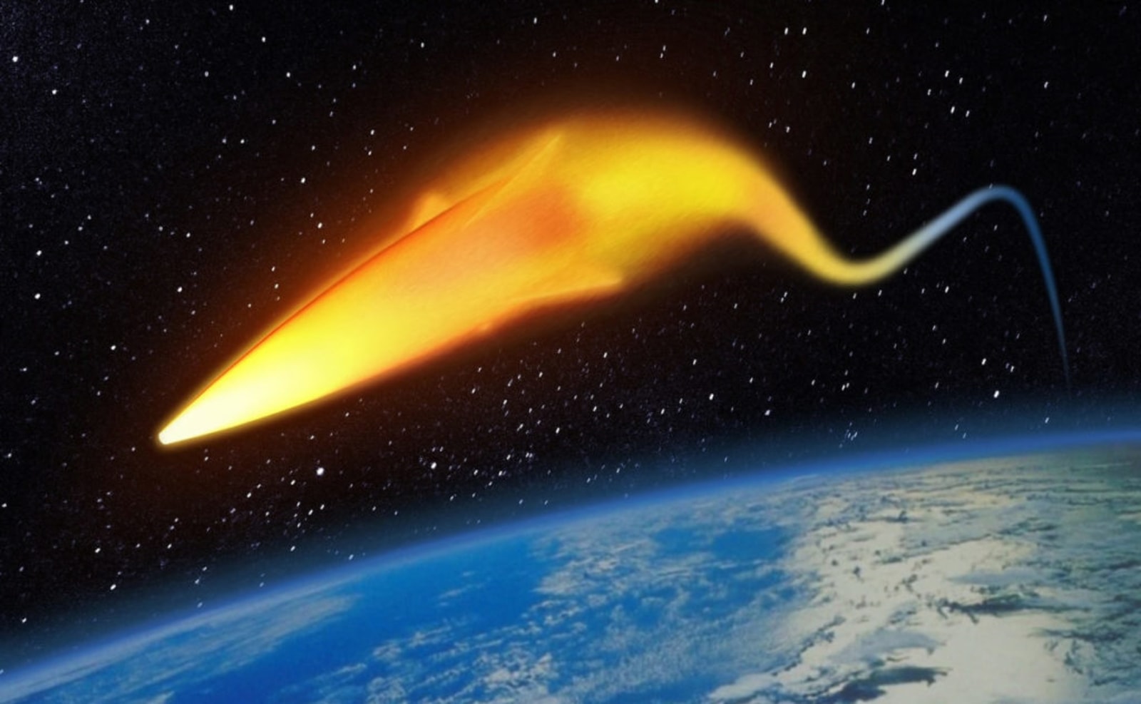 Pojazd hipersoniczny wyposażony w silnik strumieniowy – wizja artystyczna /Fot. GE Aerospace