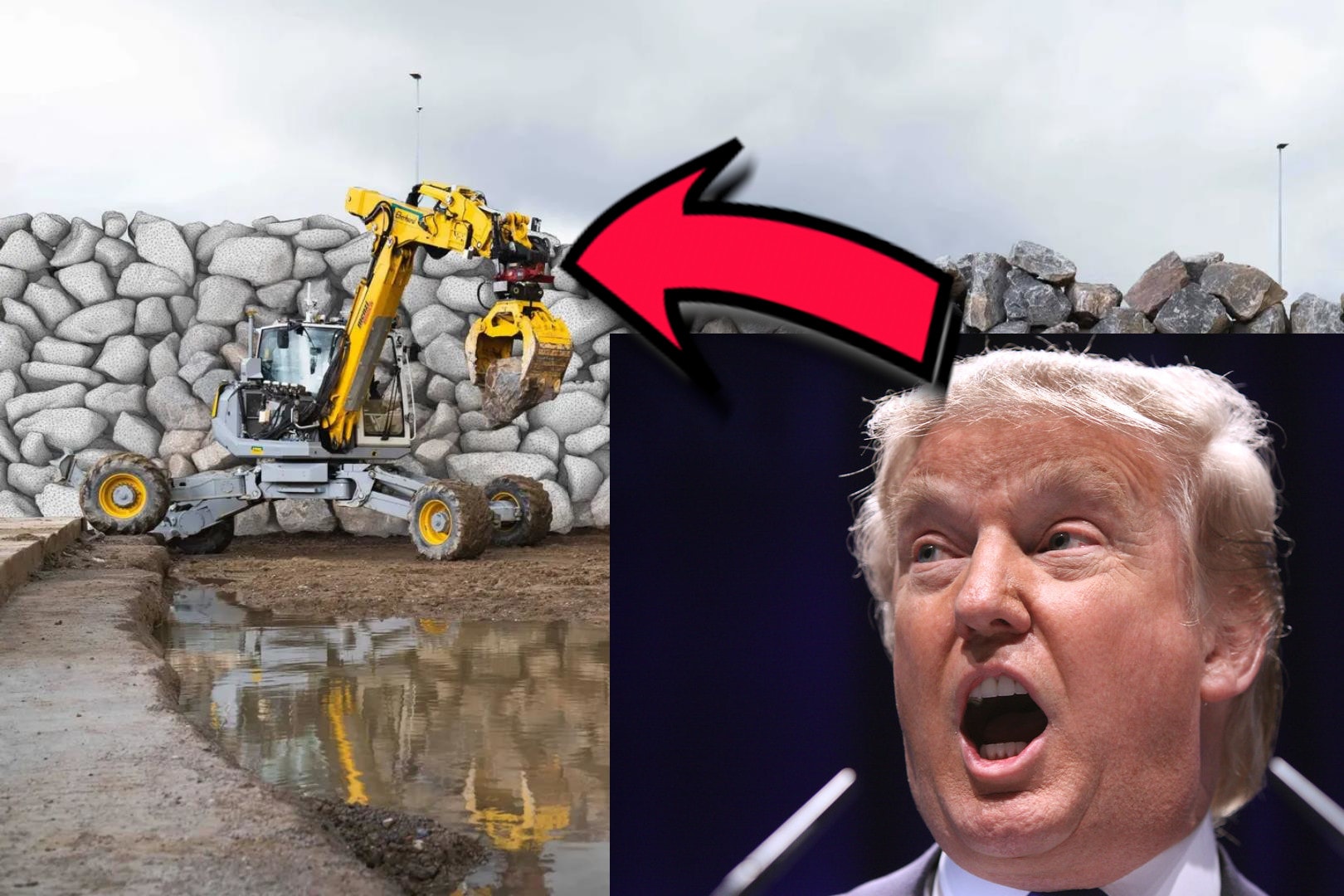 Mechaniczny pracownik idealny. Samodzielnie zbudował mur, a ludzie nawet palcem nie kiwnęli