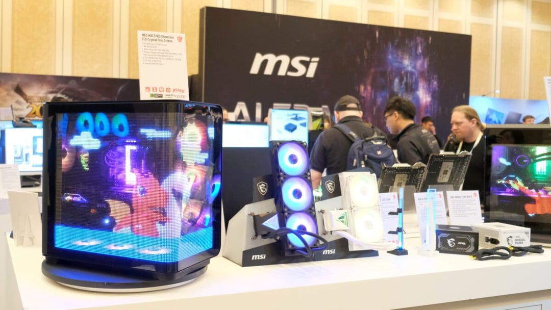 U MSI na CES 2024 panują monitory QD-OLED, mocne komputery i sprytne rozwiązania