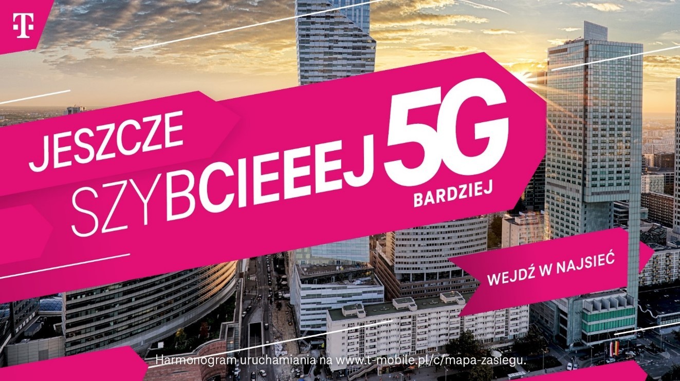 5G Bardziej – jeszcze szybszy internet dla klientów T-Mobile