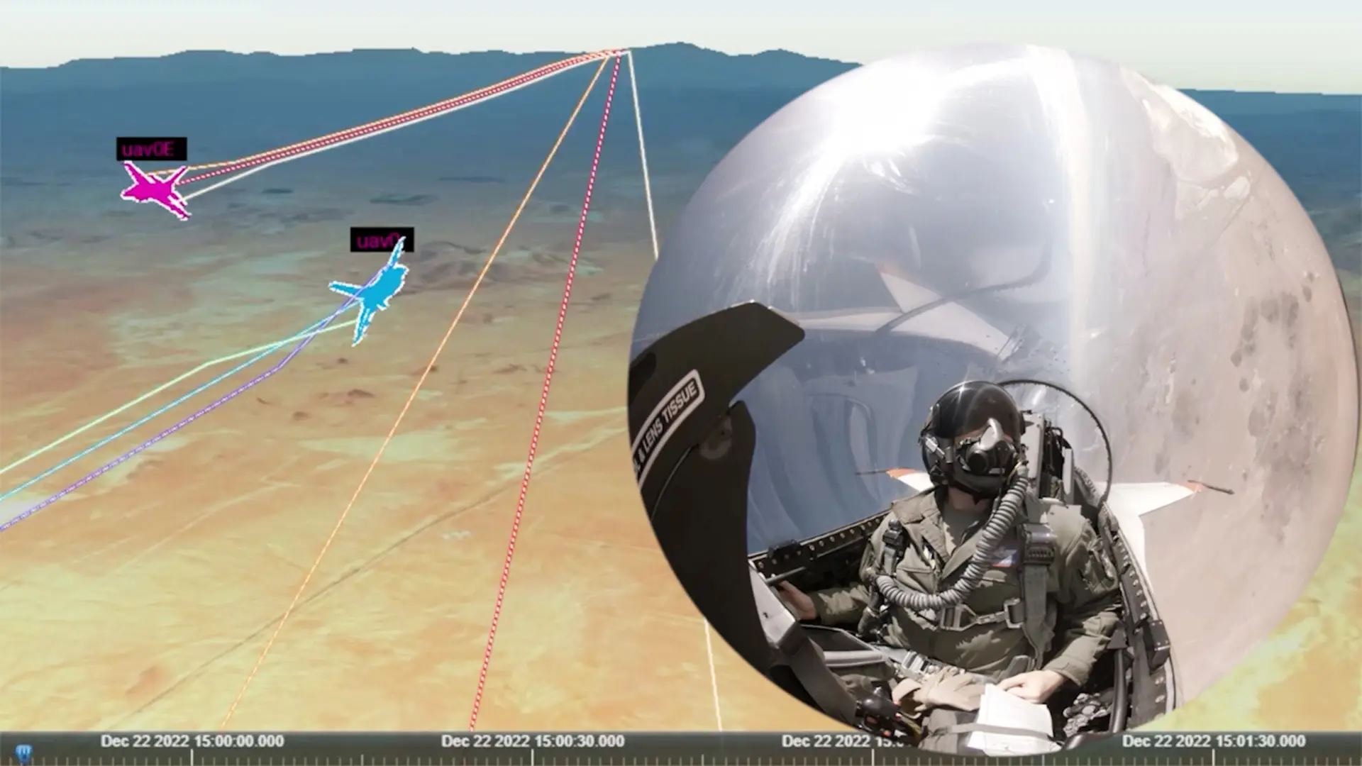 Zdjęcie z testu X-62A