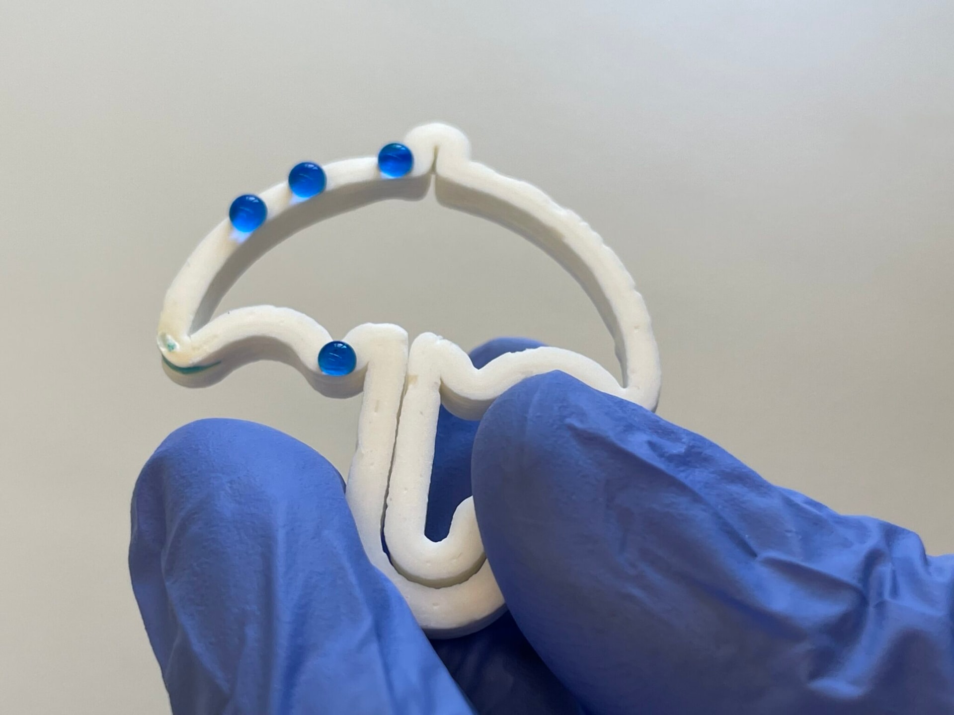 Wydrukowane aerożele mogą być uwadniane i suszone bez utraty właściwości /Fot. Empa