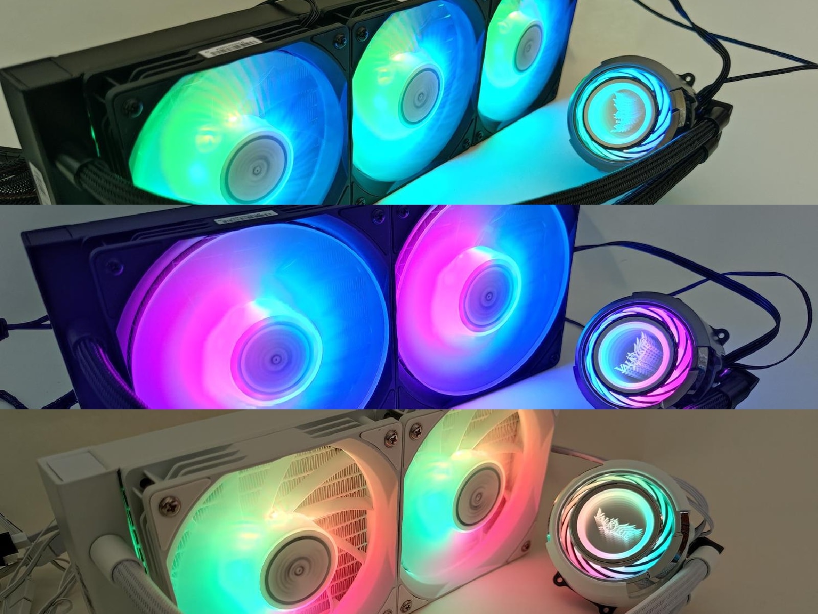 Test chłodzeń Valkyrie Jarn 240, 280 i 360