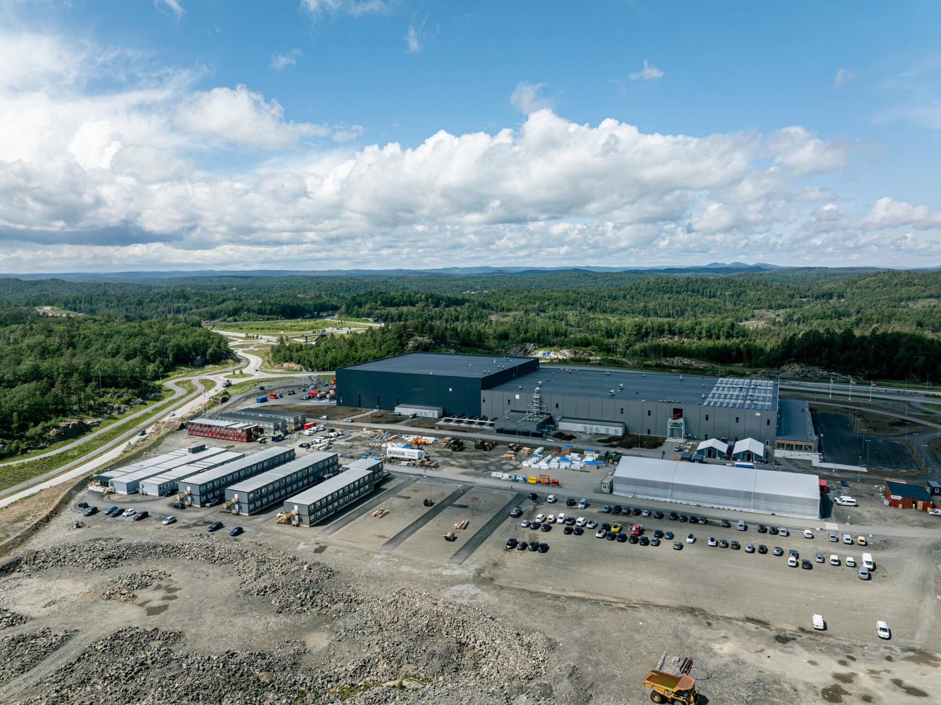 Zakład Morrow Batteries w Arendal (Norwegia) / źródło: Morrow Batteries, news.morrowbatteries.com, materiały prasowe