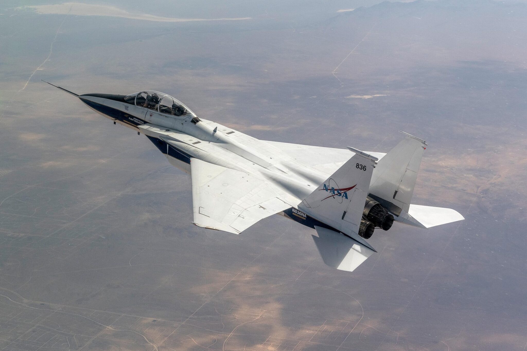 Samolot F-15B na służbie u NASA