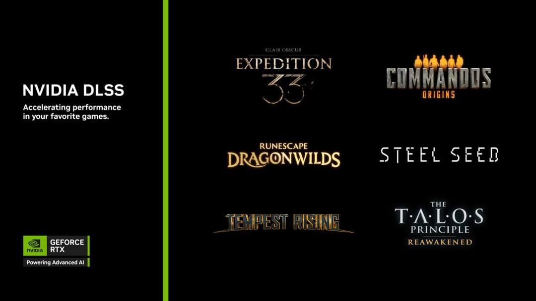 Nvidia DLSS z nowymi tytułami — biblioteka dla graczy się rozszerza