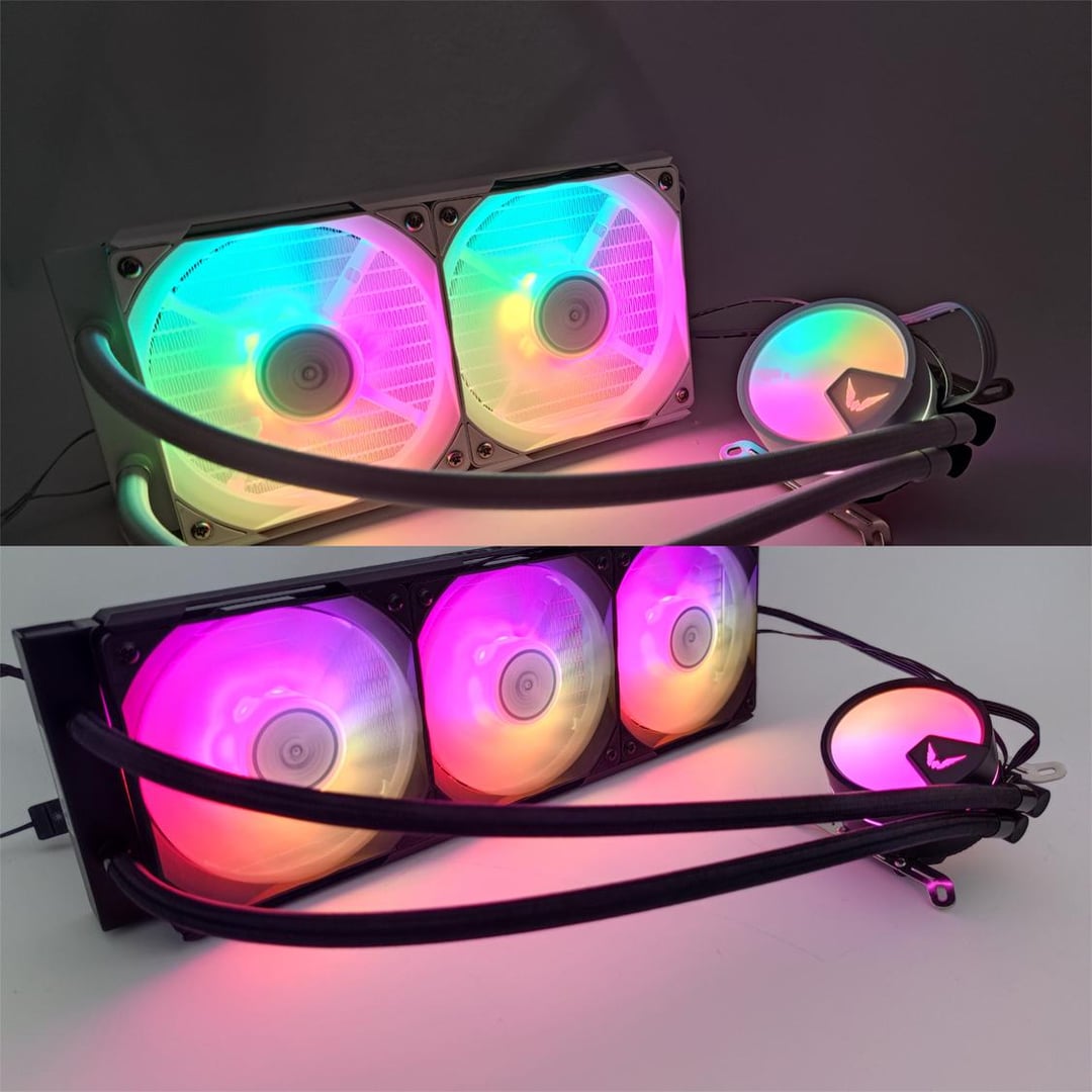 Test chłodzeń Valkyrie A240 i A360