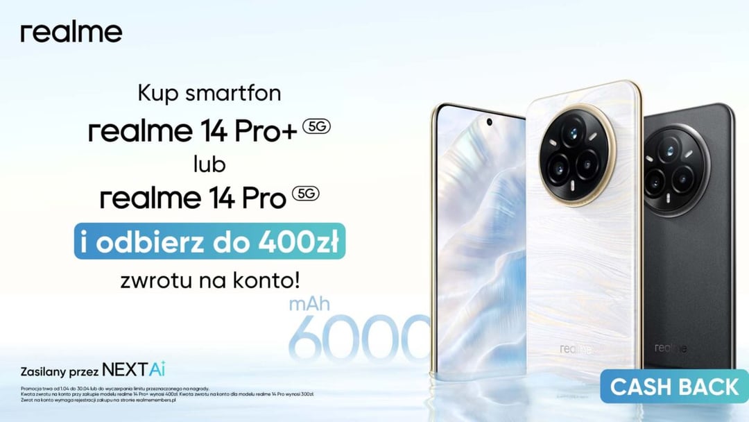 Realme 14 Pro i 14 Pro+ – kup teraz i odbierz pieniądze