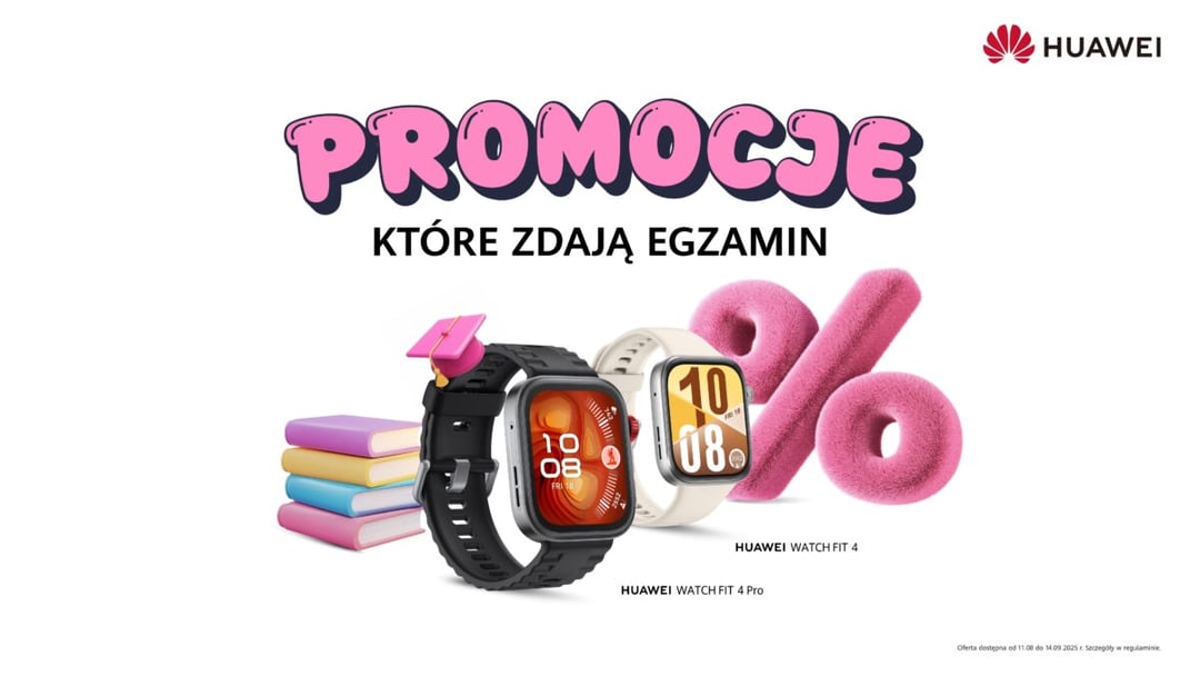 Huawei mocno przecenia smartwatche Watch Fit 4. Rabaty sięgają 300 zł