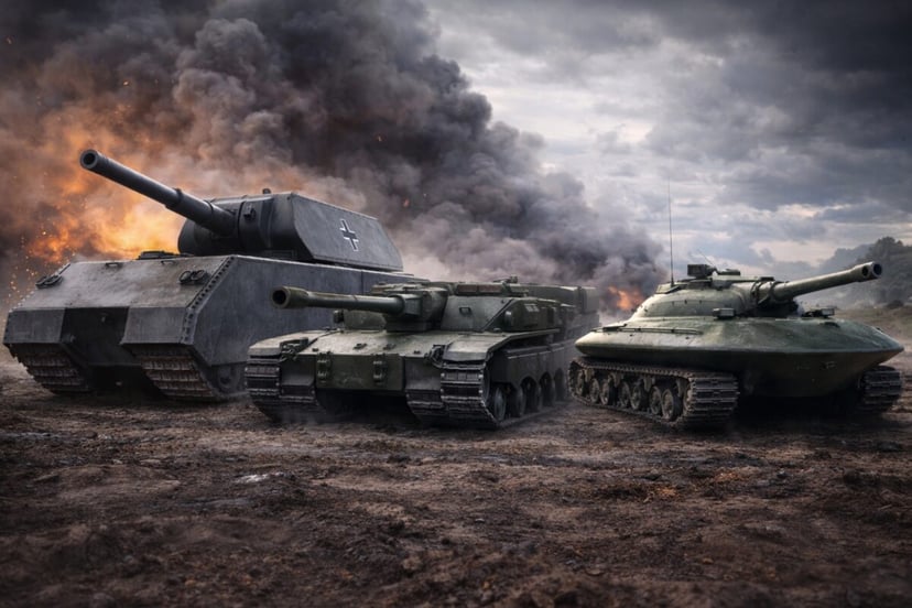 Top 5 najdziwniejszych prototypów czołgów, które nigdy nie trafiły do służby