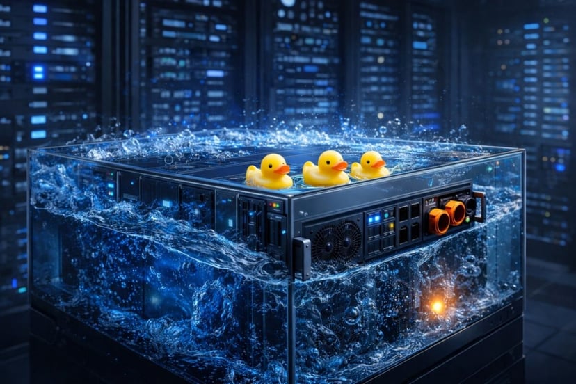 Utopili akumulatory, bo AI zjada za dużo energii. Uratuje nas pakiet chłodzony jak wyścigowy silnik