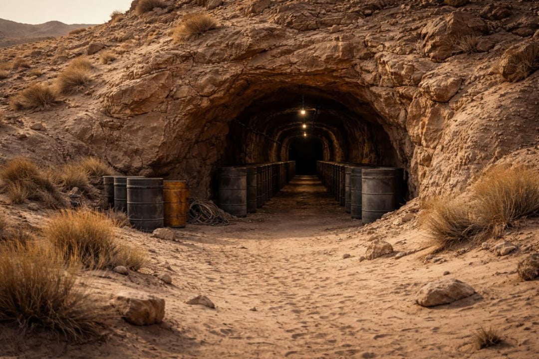 Przerażające cmentarzysko na odludziu. Dlaczego Chiny wiercą tajny tunel na pustyni Gobi?