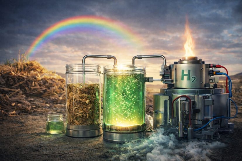 Wrzucasz słomę, wyciągasz paliwo przyszłości. Ekologiczny wodór wreszcie tańszy od gazu