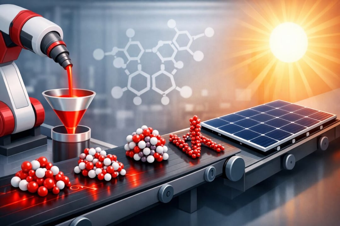 Jeden związek chemiczny zamiast dwóch materiałów. Nowy pomysł na tańsze organiczne panele słoneczne