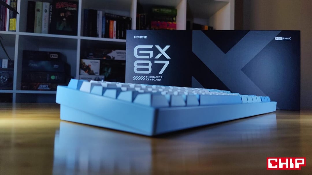 Test klawiatury MCHOSE GX87 Lite: Blue Nano Spraying