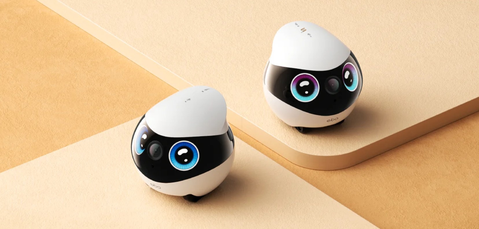 EBO Mini zmienia monitoring w zabawę. Uroczy robocik sprawdzi, co dzieje się w domu i jeszcze zabawi kota
