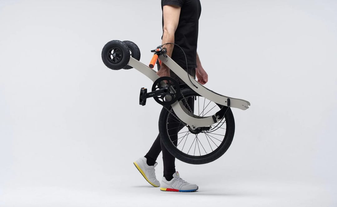 Halfbike Pro wygląda jak hulajnoga po kursie narciarstwa i rowerowej terapii eksperymentalnej