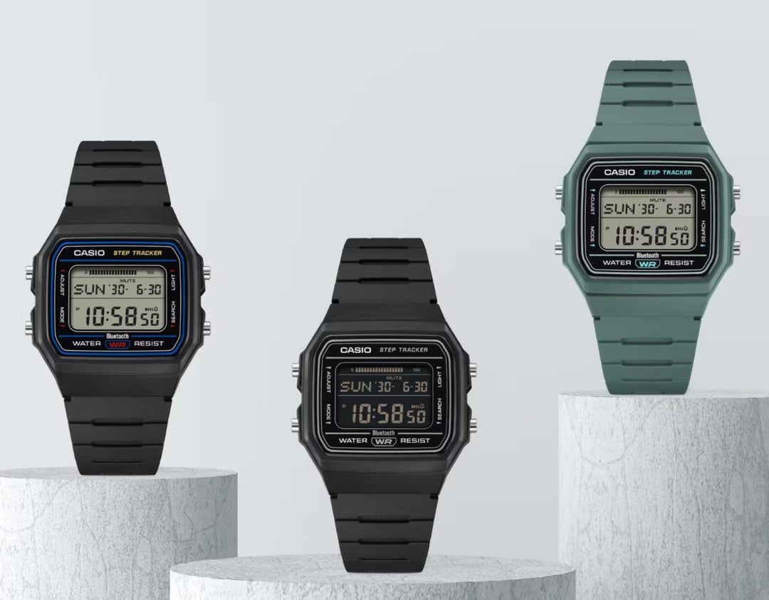 Krokomierz i dwuletnia bateria w kultowej obudowie. Nowy Casio po mistrzowsku łączy klasykę z funkcjami smart