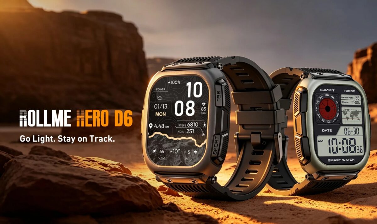 Pancerny smartwatch z mapami offline i potężną baterią za grosze? Rollme znów to zrobiło