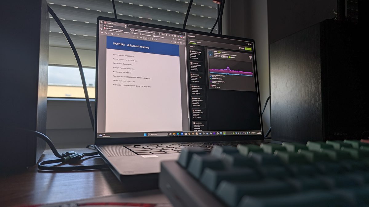 W pełni lokalne AI do firmy. Sprawdziłem, ile pracy wykona laptop z NVIDIA RTX Spark N1X